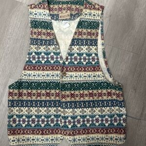 Vintage Falls Creek Multicolor Patterned Vest